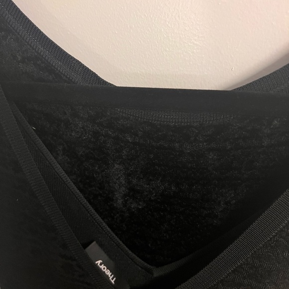 Theory Black wool dress a line - Picture 3 of 4